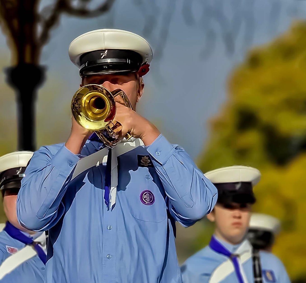 14thSpitfires's tweet photo. Today the band were honoured to lead Eastleigh’s Remembrance Parade, with our Principal Cornet Oliver Doyle sounding the Last Post. 

#lestweforget #wewillrememberthem #ArmisticeDay #RemembranceDay https://t.co/21XDrJJHqQ