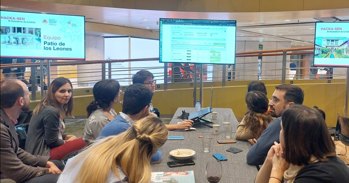 Más madera en el #hackathon de #Senefro22!
Con nuestro gran equipo "Alcazaba" hoy hemos entrenado modelos de #MachineLearning supervisados y no supervisados y hemos visto como los sistemas de árboles identifican el peso de las variables en los modelos. 
Diversión &amp; Aprendizaje!