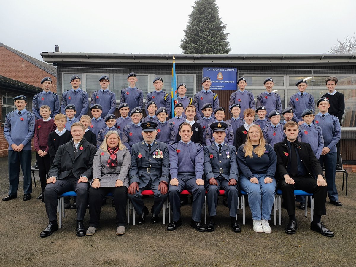 Our dedicated cadets and staff were proud to be a part of the #RemembranceSunday service in #Rugeley Town Centre today.