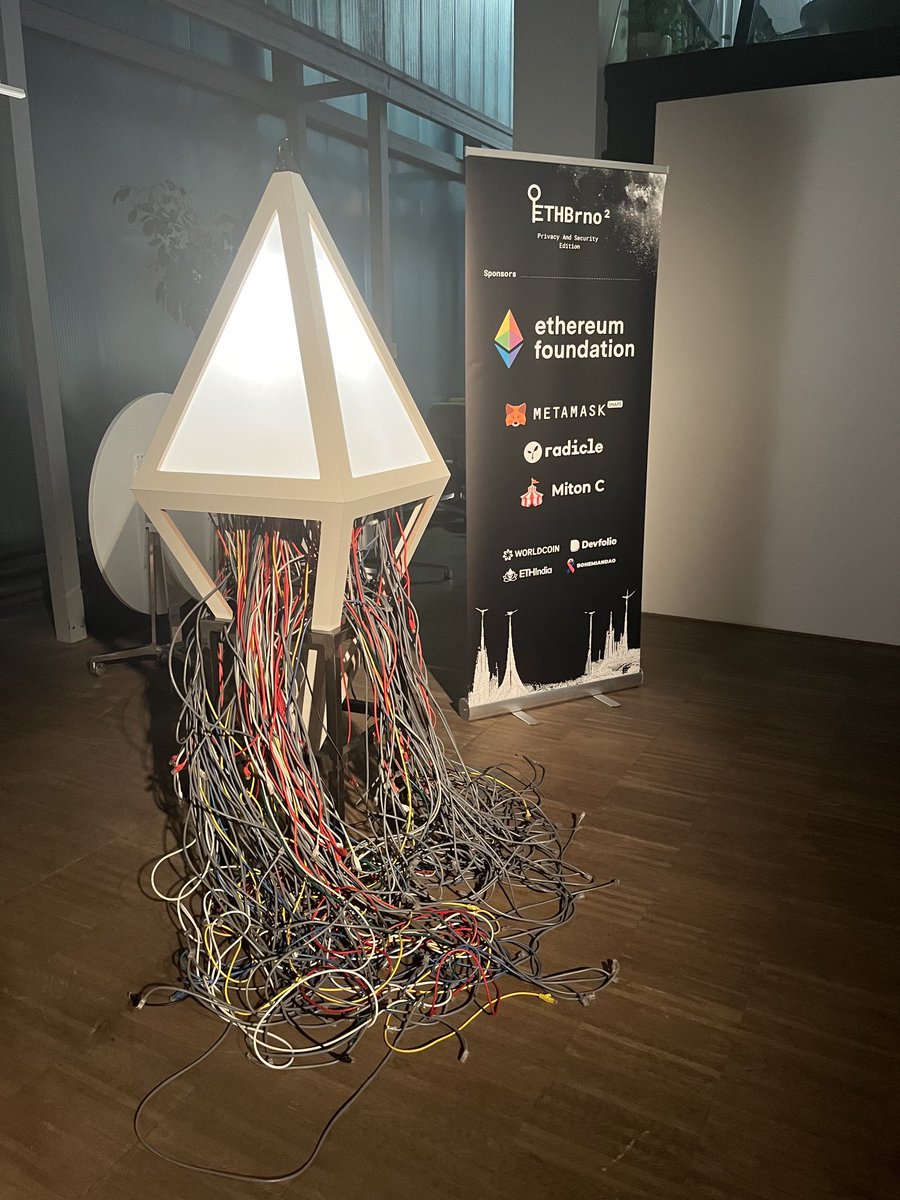 Never sleeping Ether at ⁦@ETHBrno⁩