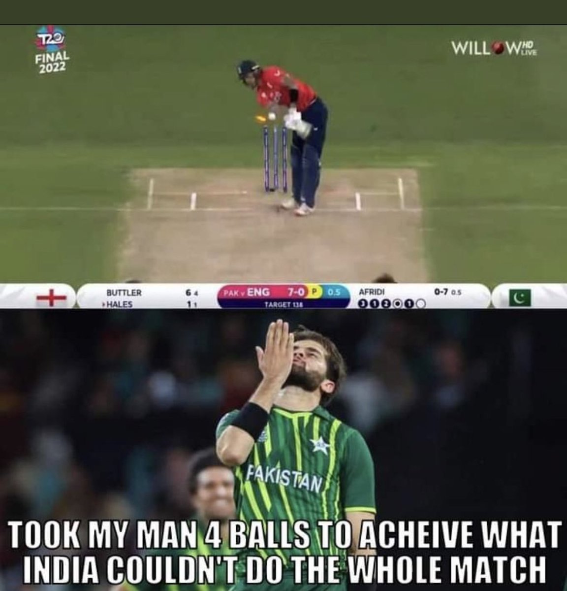 farhan_s7's tweet photo. @CricketCrazy00 @_FaridKhan @babarazam258 ENDIAN Bowling ☕ https://t.co/7cRYTujKfe