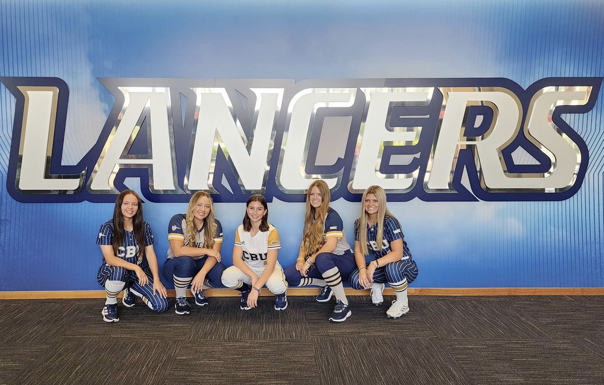 What a great weekend with the Class of 2023 for <a href="/CBUSoftball/">California Baptist Softball</a> and their families. We are excited for each of you! 
⚔️LANCE UP⚔️
<a href="/kate_penberthy/">Kate Penberthy</a> <a href="/madiheiner/">Madison Heiner</a> <a href="/g_polydoros2023/">Georgia Polydoros</a> <a href="/GabbieRoundtree/">Gabbie Roundtree</a> <a href="/lilayyy_leya12/">Lili</a>