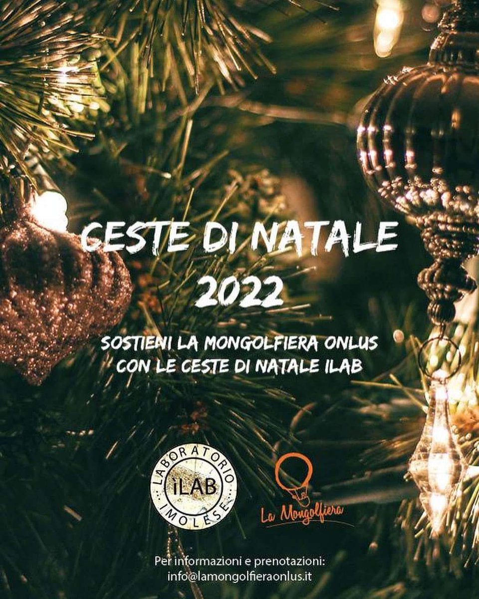 ass_mongolfiera's tweet photo. E per sostenere le #famiglie con #figli #disabili regala a #natale le nostre #ceste realizzate insieme a #ilab https://t.co/lYPtrzxJ3t
