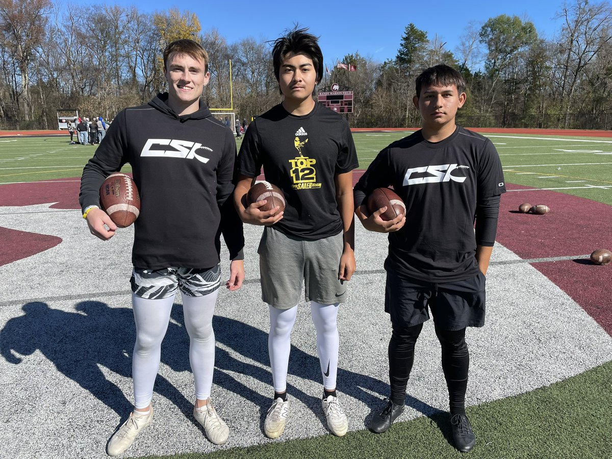 Chris Sailer Kicking on Twitter "Congratulations to your 2022 NC Fall Camp Competition