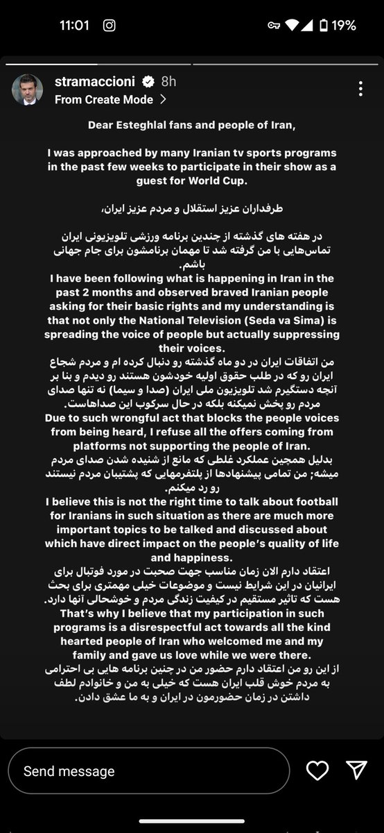 AlienRebelll's tweet photo. I can't wait for @Stramaccioni76 to win the @TheAFCCL with #TajFC when Iran is liberated.

#MahsaAmini
#OpIran 
#SerieA 
#Italy 
#مهسا_امینی https://t.co/Cv5CXjHnmd