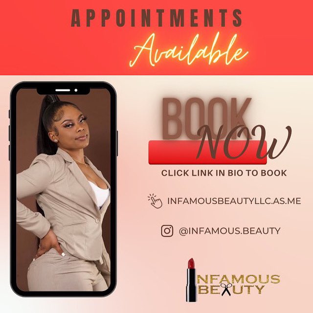 InfamousKay1's tweet photo. Now Accepting Appointments! 

Link in bio for bookings✨

Appointments are available before Thanksgiving🫶🏾

https://t.co/tqvb2MNyIK https://t.co/MfIXDFEM1g