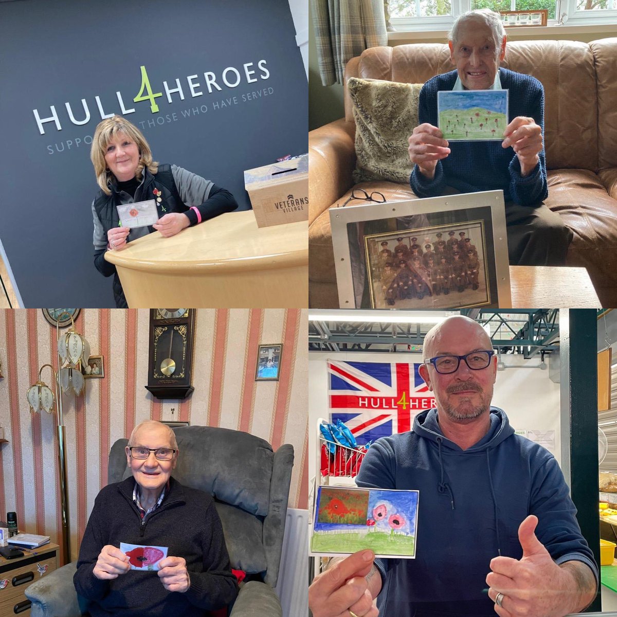 Last week the children of <a href="/wearenewington/">Newington Academy</a> in a project organised by @EmmaHardyMP designed and wrote over 300 postcards that they wanted to hand out to serving personnel and veterans for remembrance 

 <a href="/hull4heroes/">Hull 4 Heroes</a> have been passing these on to say Thank you for your service