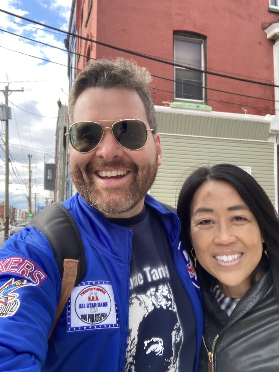 MrVaccaro1's tweet photo. Thanks to @HelenGymAtLarge for your support of @Rename_Taney Let’s get keep Roger Taney off our streets, rename it as LeCount Street and honor Caroline LeCount! https://t.co/SAeIMbFArZ