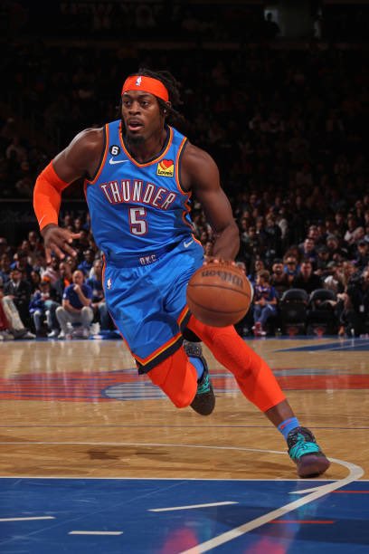 LuDortBurner's tweet image. Lu Dort tonight.

24 points
3 rebounds
1 block

8/11 FG
2/5 3pt
88 TS% 

Thunder win 145-135 🔥🔥