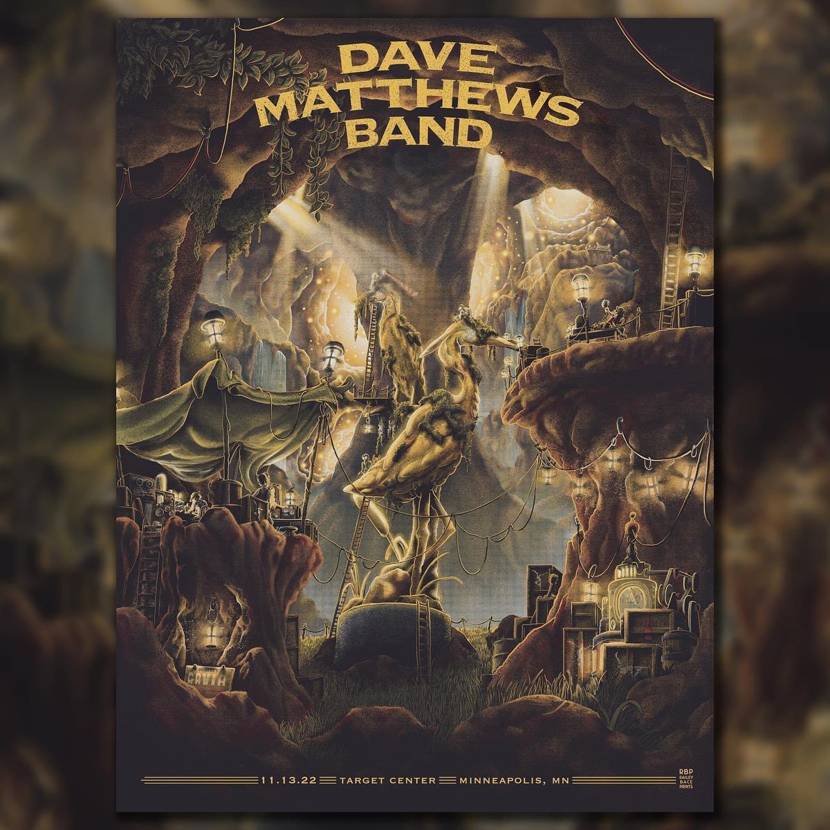Tonight’s DMB Minneapolis poster by <a href="/RaileyBace/">Bailey Race</a>