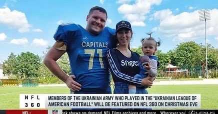 AFIReview's tweet photo. Special moment in Germany as the NFL honors Ukrainian soldiers and families effected by the Russian invasion, along with the Ukrainian football league. #NFL #ukrainewar #StandWithUkraine️ #ULAF https://t.co/quyOZo5s5T
