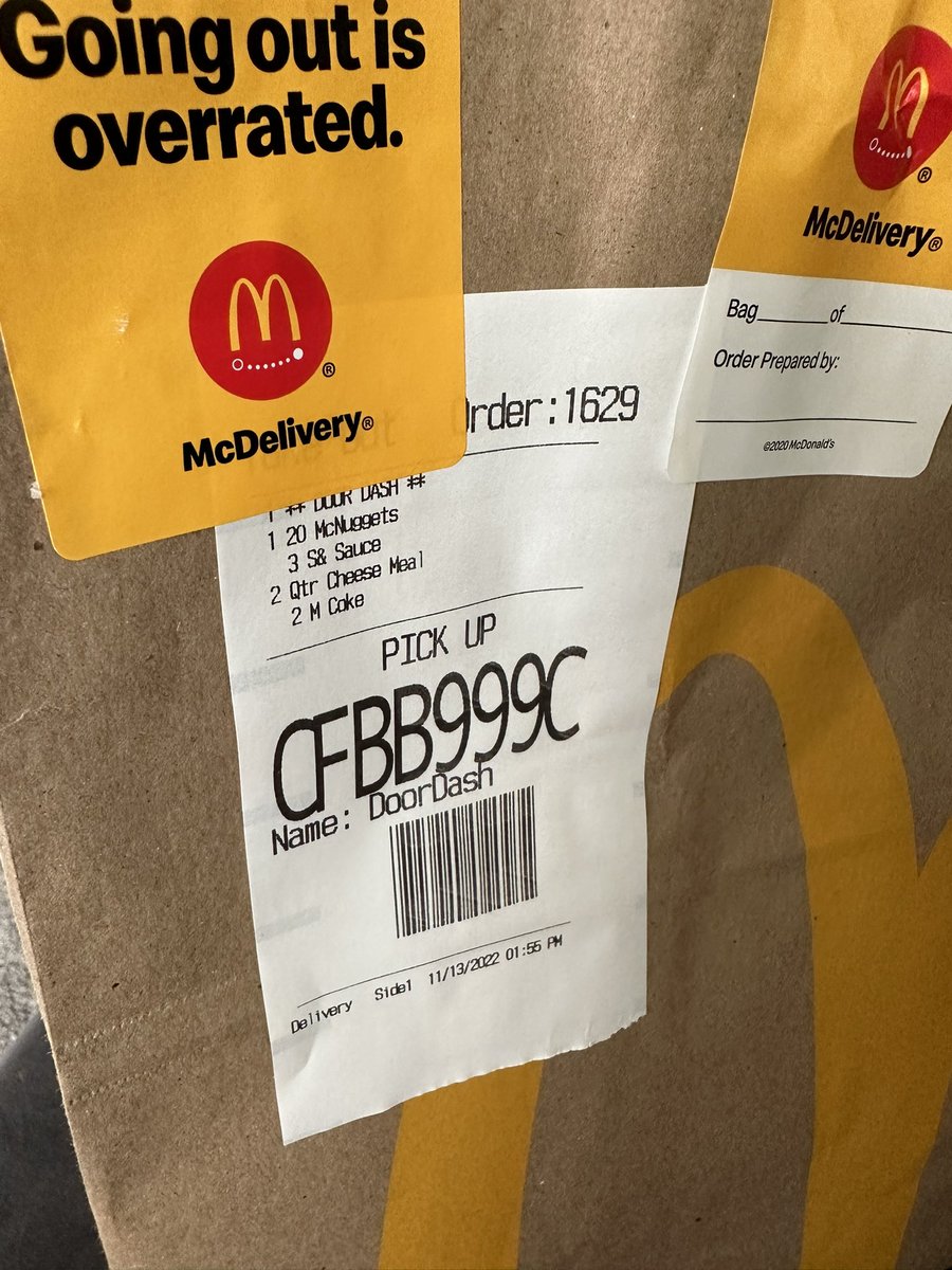 LiamTrant's tweet photo. @McDonalds  Since moving to Haymarket VA, 100% of my Doordash orders have have omitted the S&amp;Sauce...this time with 20 PC. Awful service! https://t.co/eox8KMufDt
