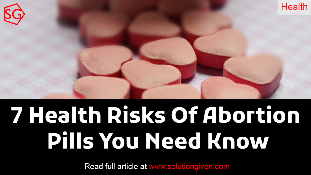 solutiongiven's tweet image. Abortion pills are a safe and effective way to end an early pregnancy. However, like any medical procedure, there are health risks associated with abortion pills. Click on the link below to learn more.
solutiongiven.com/7-health-risks…

#abortion #pills #prolife #drugs #prochoice #trump