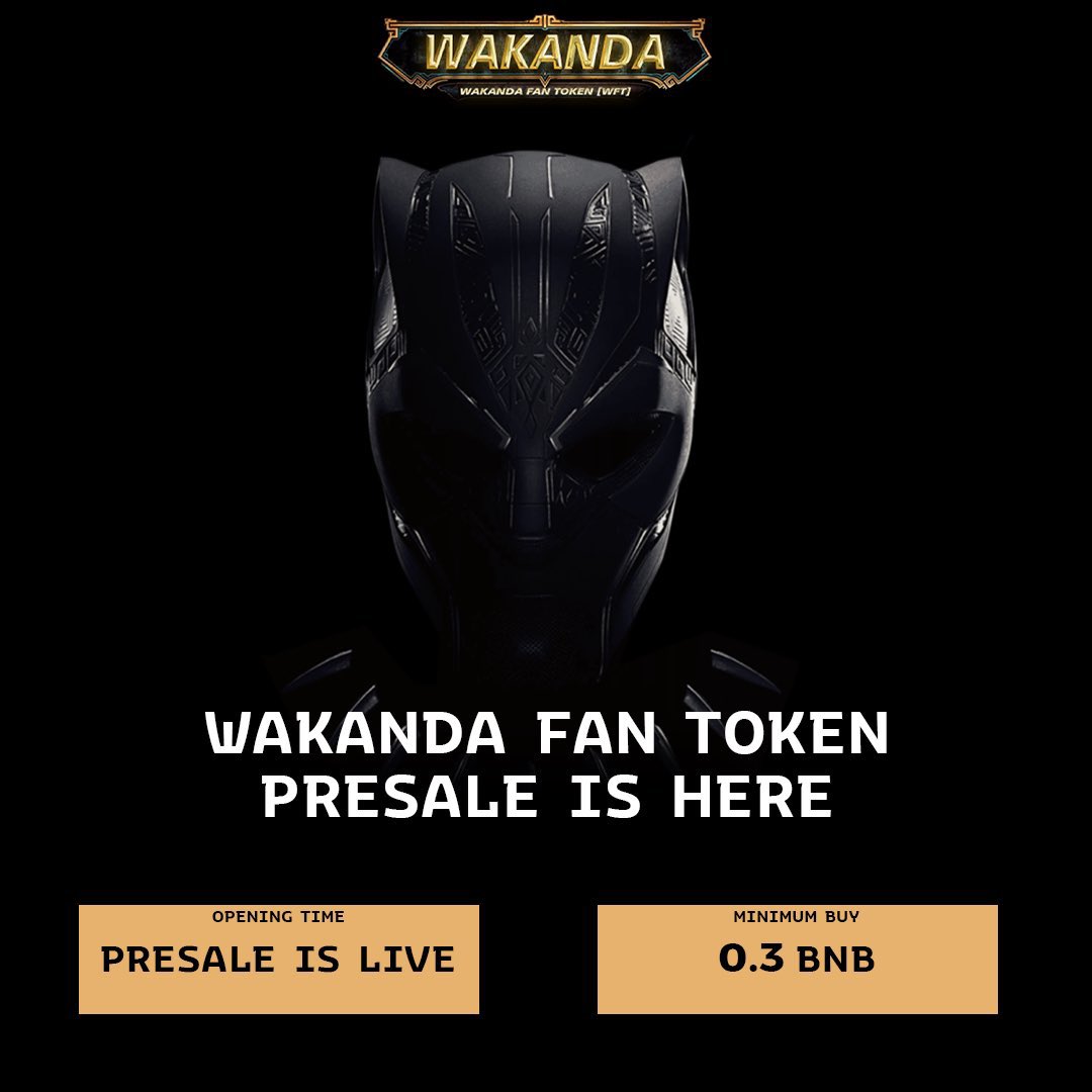 lourdesanchezok's tweet photo. Wakanda Fan Token $WFT is the official fan token of Wakanda. A token by for fans worldwide, here’s an opportunity to be part of this amazing community and support efforts towards colonic cancer awareness in memory of our fallen hero CHADWICK BOSEMAN 

https://t.co/Z54viWR63p https://t.co/VnV9j4mjsz