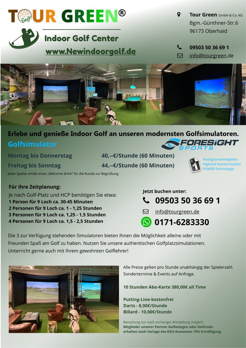 tourgreen's tweet photo. Für die kommenden kalten, nassen und dunklen Tage seid Ihr als Golfer genau richtig bei uns... "Schönes Spiel, you are welcome" https://t.co/4Bvw6erZ2u