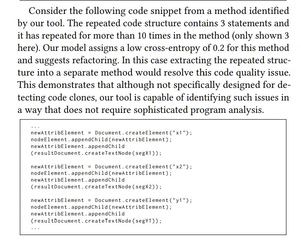 ✨📝 "We propose a single framework to identify several categories of code quality issues that can cause low code readability and maintainability.

We also developed an automated tool that spots large numbers of such issues in open-source repositories."

amazon.science/publications/n…