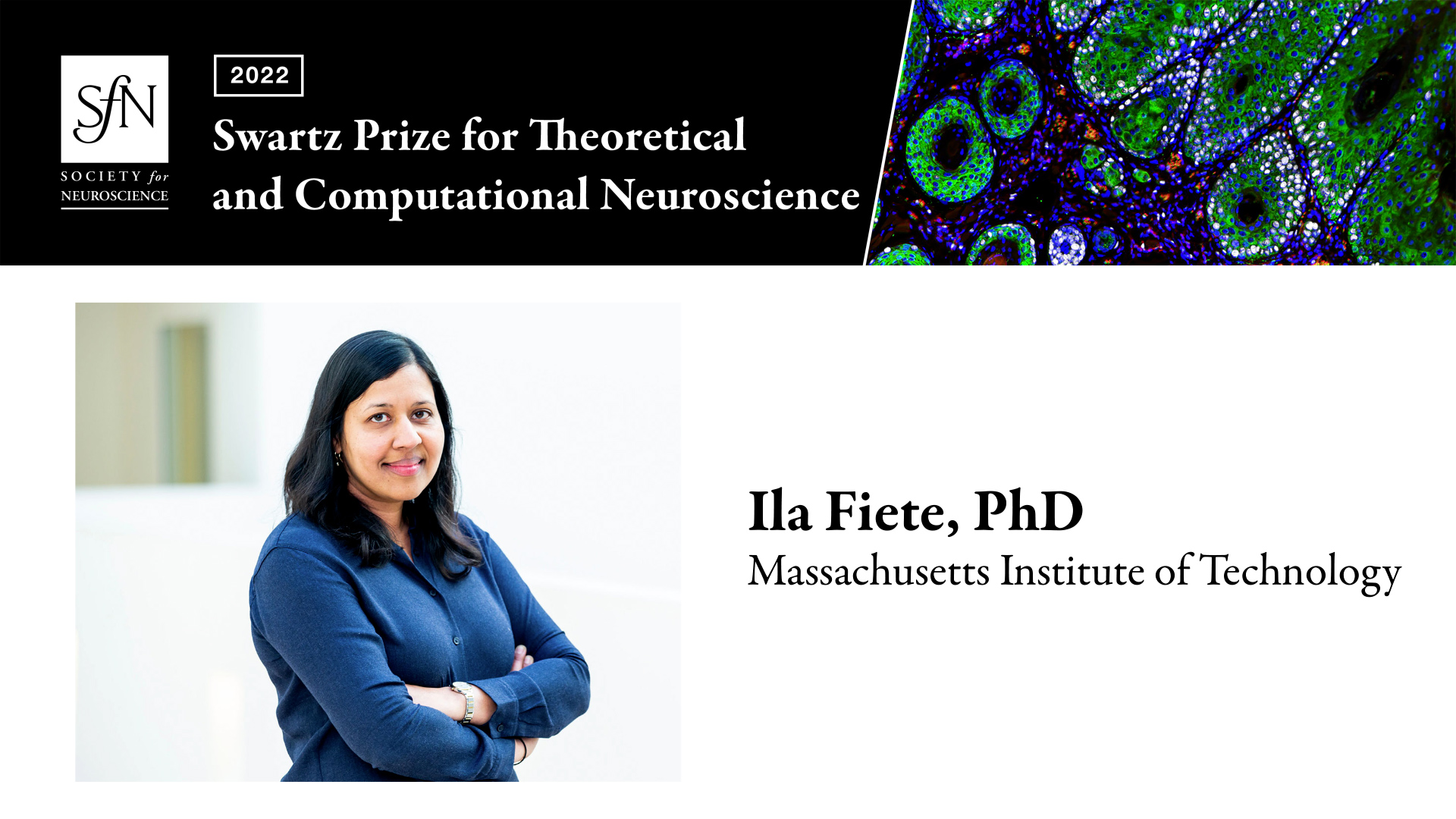Society for Neuroscience (SfN) on X: &ldquo;Congratulations to Ila Fiete 