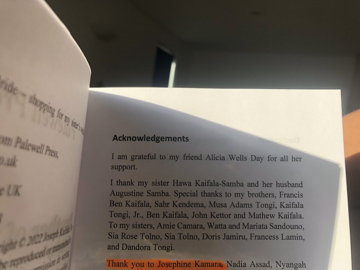 Jojo_Jazzmeen's tweet photo. I ❤️ @JKaifala’s new book #BrotherOfTheBride
I love how humorous it is &amp; also how it deals with serious issues in a very subtle manner - from the true meaning of #Friendship, the #BigUnion &amp; #Family to painstaking realities in #SierraLeone. 
Grab a copy 👉🏾 https://t.co/h5k1TkNnxo https://t.co/a5REOyA3fo