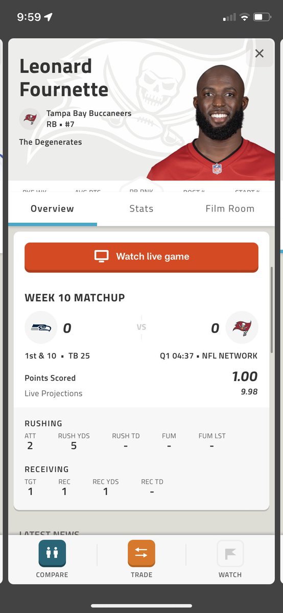 ChrisJ_09's tweet photo. @NFLFantasy what’s going on with scoring ? Having issues with multiple players since TNF. Giving extra point to players? Do you have insight on this https://t.co/fwTi3DTqrK