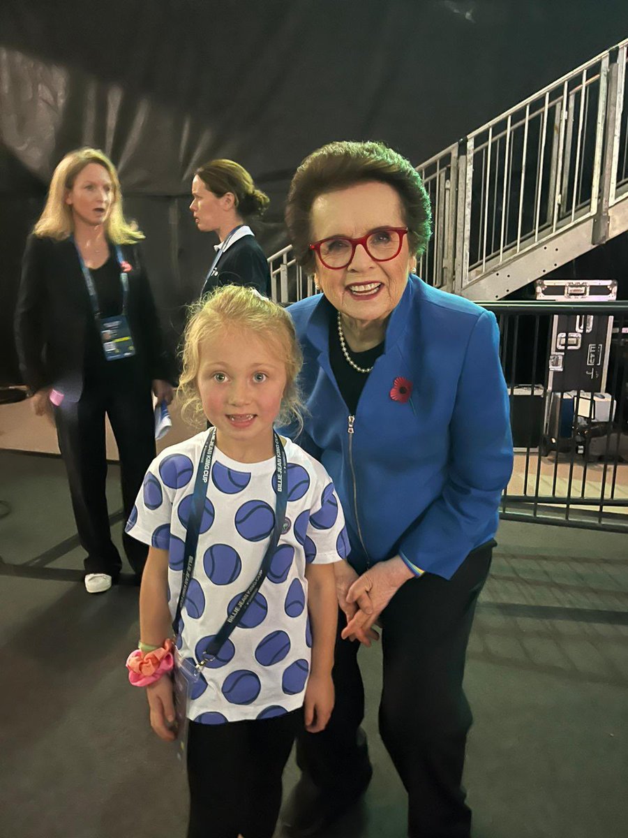 Unreal. Thank you @BillieJeanKing #BJKCupFinals