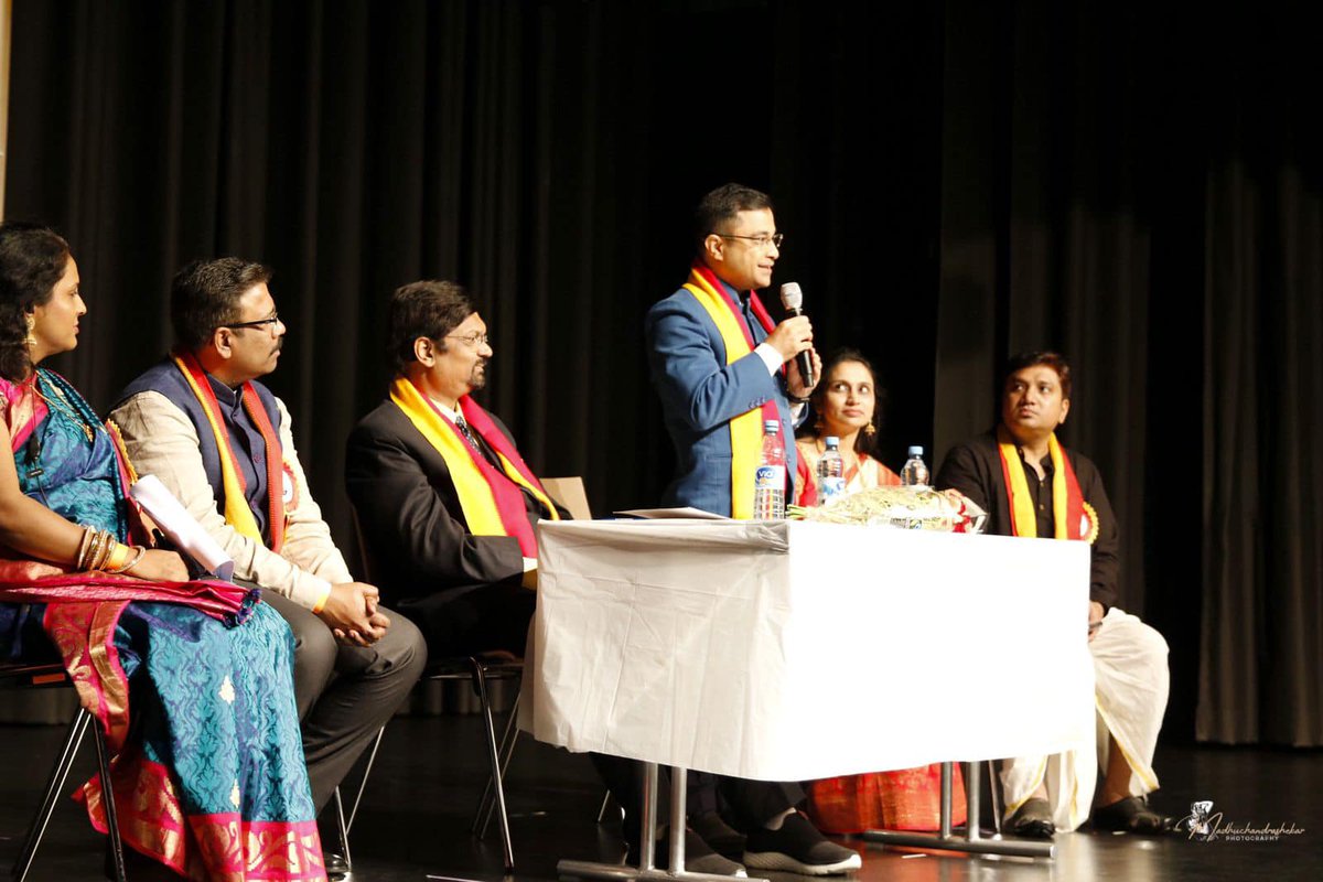 CGIFrankfurt's tweet photo. CG attended inauguration ceremony of foundation day of Karnataka state. He also appreciated efforts of @mail2rmks &amp; members of Kannada diaspora for enriching people to people connect between 🇮🇳 &amp; 🇩🇪through various initiatives in the field of culture, literature, arts and sports. https://t.co/8uye33VPm2