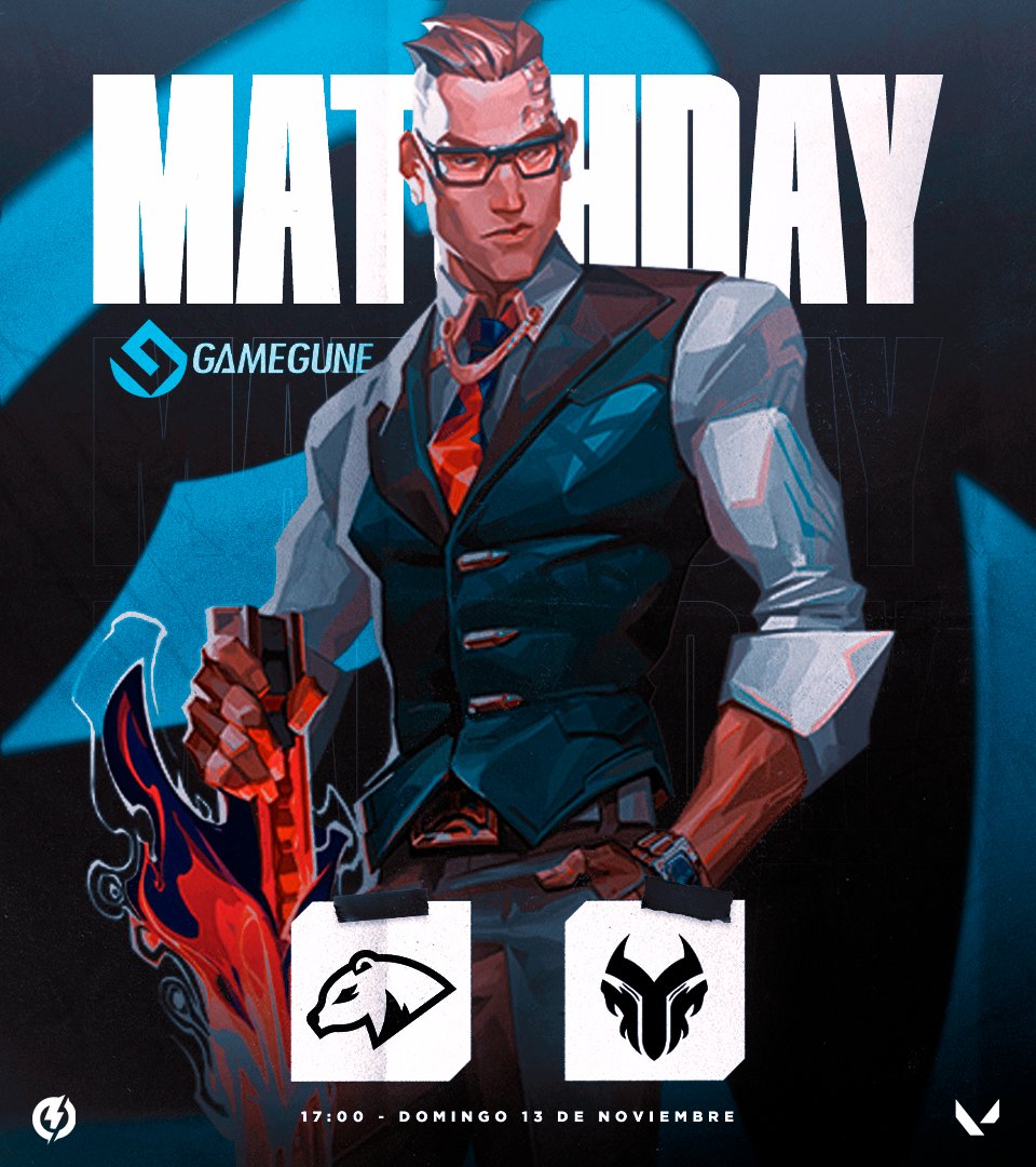 SuaEsports's tweet photo. MATCHDAY | #Valorant
Hoy jugamos la fase final del @Gamegune x @TormentaVALes, que empieza en nada.
Tarde de demostrar y luchar por ese puesto en la LAN presencial. Confianza al 100% en nuestros chicos. ¡ARRANCA LA #K8NETA! 🚐
🆚 @InsignedEU
⏰ 17:00 https://t.co/tcJR7g0YJq