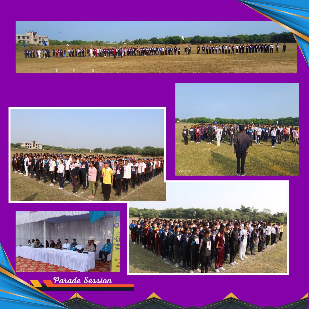 Ayush_AMC19's tweet photo. Presenting Day 1 of #NSSPreRDCentralZone Camp in Collab. with @ggv_smc Bilaspur,from 12-21 November, 2022 Stay tuned with us to have glimpses of various activities to be taken.
Some Glimpses.. (1/2)
@YASMinistry @ianuragthakur
@_NSSIndia @pankajsinghips @nssggcuCG @askabir_ https://t.co/RWmWMgWLTR