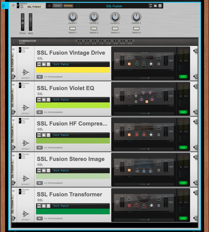 PaleSkinnySwede's tweet photo. I have a new Combinator in Reason 😏
@solidstatelogic @reasonstudios #reasongang #masterbus #inserts https://t.co/sF88ucFtdR