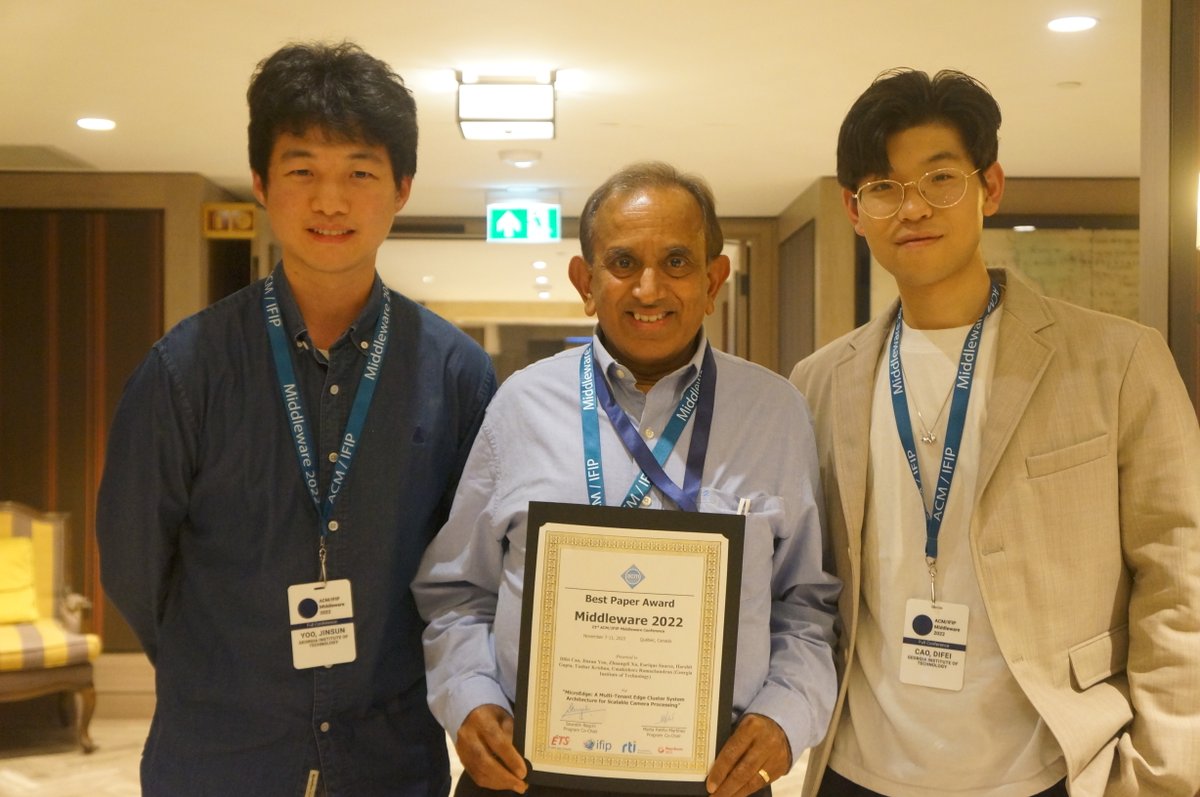 middleware22's tweet photo. This year @middleware22 announced a best paper award, two-runner up awards and a test-of-time award. Congratulations to the authors!

https://t.co/eW7stlLZxM 

#ACM #IFIP #middleware22 #bestpaper https://t.co/08Fit2anKO