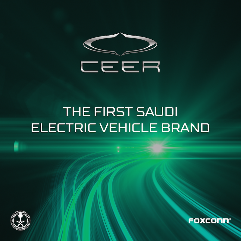 ceer's tweet photo. The First Saudi Electric Vehicle Brand