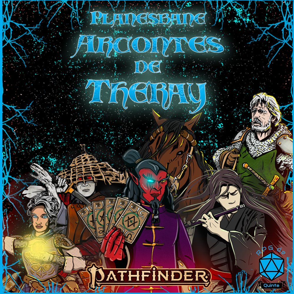 tarostaradmanto's tweet photo. "Um destemido grupo de aventureiros que caça as fendas entre planos tentando descobrir o que está ruindo a realidade em que vivem".
Acompanhe nossa campanha de Pathfinder 2e nos canais do @rpgdequinta.
https://t.co/fRLA0CTvJn
#Pathfinderrpg #pf2e #newordereditora #pathfinder #rpg https://t.co/oaokTgbMYa