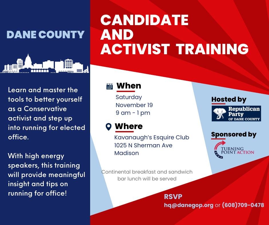 jnorcr's tweet photo. Among the panelists will be an Assembly Representative from #LakeCountryWI who, presumably, will NOT be talking about gerrymandering, not representing all her constituents, making local government partisan, TPUSA's role in Jan 6th, or using anti-LGBTQ rhetoric.
#DaneCountyWI https://t.co/tqWhfL5bw3