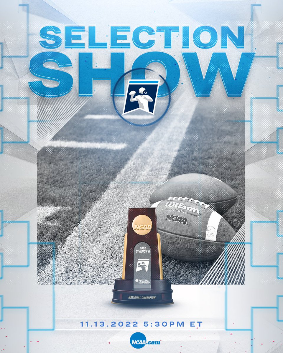 𝑺𝒆𝒍𝒆𝒄𝒕𝒊𝒐𝒏 𝑺𝒖𝒏𝒅𝒂𝒚 is HERE! 🏈

The #D2FB selection show is TONIGHT at 5:30 PM ET on NCAA.com!

🎥: on.ncaa.com/1113D2FBss
