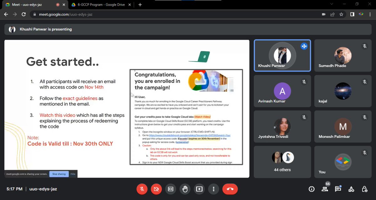 gdsc_srcasw's tweet image. GCCP Session-1 Done ✅✨

Thanks to our Lead @anjali_kundliya and Facilitator @SmileWithKhushi for organizing this one💥🔥

#gdsc #gdscsrcasw #community #googlecloud #sessions #gccp #developerstudentclubs