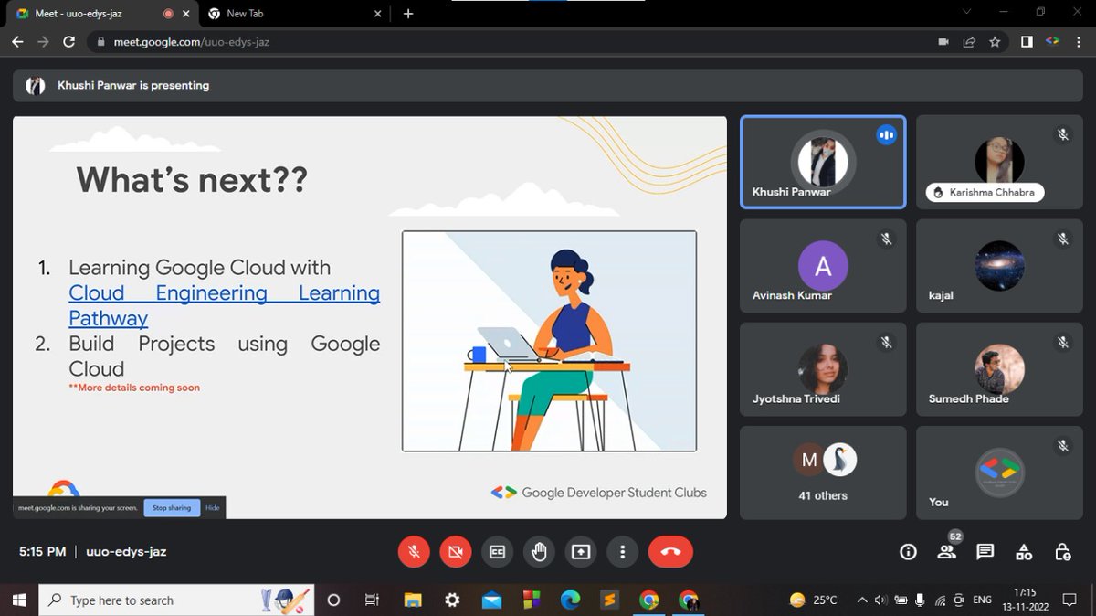 gdsc_srcasw's tweet image. GCCP Session-1 Done ✅✨

Thanks to our Lead @anjali_kundliya and Facilitator @SmileWithKhushi for organizing this one💥🔥

#gdsc #gdscsrcasw #community #googlecloud #sessions #gccp #developerstudentclubs
