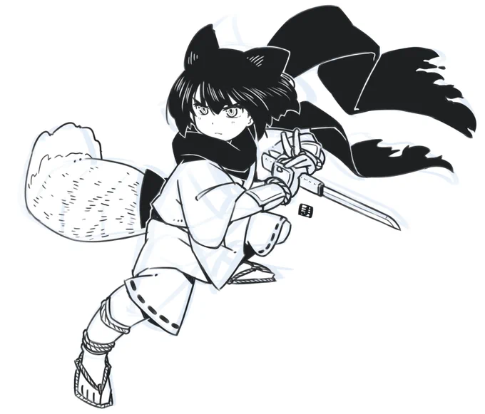 ノープラン・ノーブレイン落描き、たのしー! 