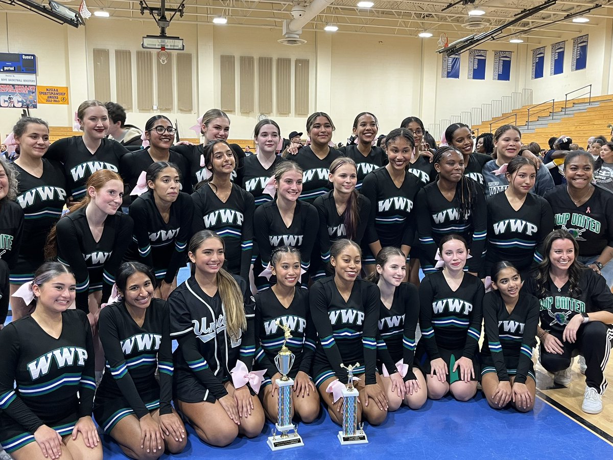 First tweet …new account. Congrats to the WWP United Cheerleaders. Best Overall &amp; Best Game Day Performance at CVC Champs. Good luck at Regionals! #GoKnights #truenorth