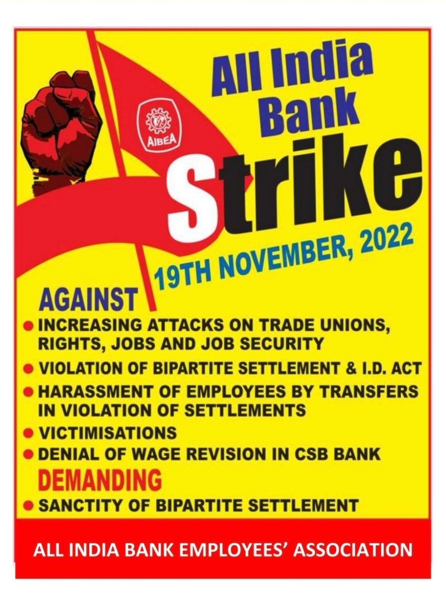 #Bankstrike