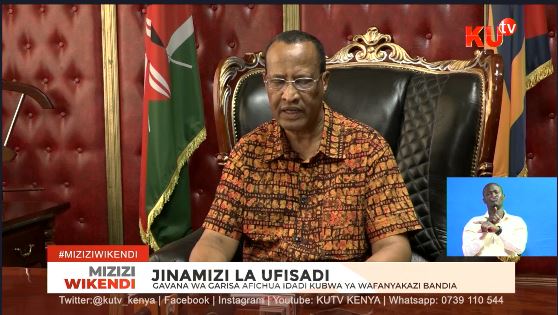 kutv_kenya's tweet photo. Gavana afichua idadi kubwa ya wafanyikazi bandia katika kaunti ya Garisa, Edward Nyamu aripoti.
#Garisa #Corruption #ufisadi #miziziwikendi #kutvkenya https://t.co/Cat8aQYHcp