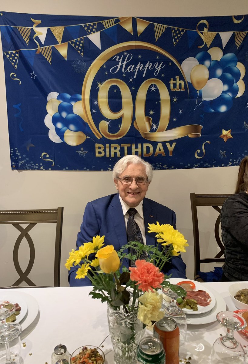 KathyHilario2's tweet photo. Celebrated my dad’s 90th birthday yesterday, the man who carried me a child and continues to give me guidance and love in everything that I do. Love you so much Dad 💕 #bornin1932 #cheersto90years https://t.co/tpl0v9Z6MI
