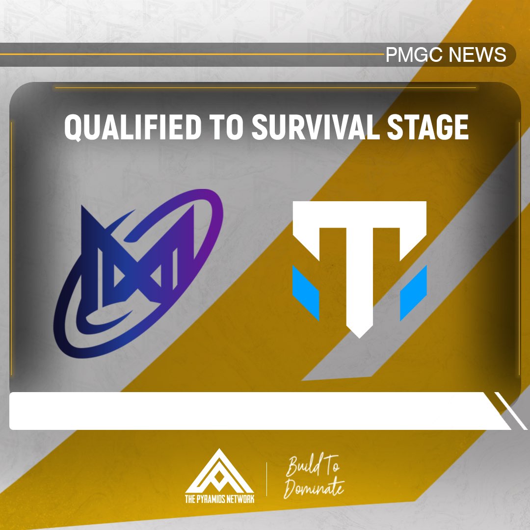 PyramidsNetwork's tweet image. مبروك تأهل الفريقين لمرحلة الSURVIVAL STAGE على امل التأهل للنهائيات 🙏

#pyramids_network  #esports