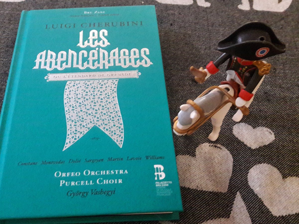 WhigDuke's tweet photo. Napoleonic opera tonight...with Cherubini's Les Abencérages (1813). Tommy is outraged and is sulking in the other room!! #OperaCat @BruZane https://t.co/qI0rf1calT