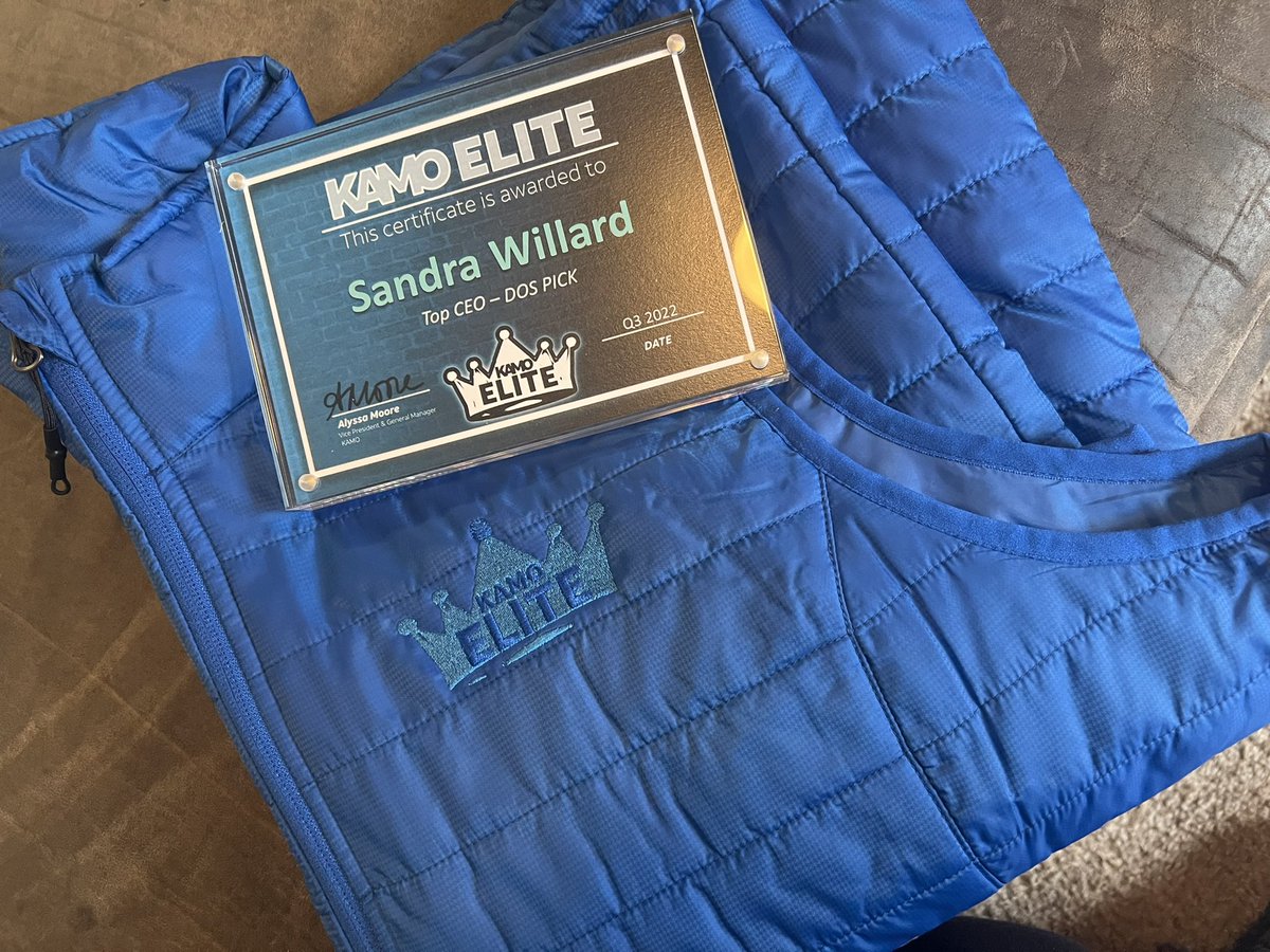Super excited and blessed to receive this KAMO Elite award!!! Looking forward to celebrating with everyone soon! <a href="/chrisjamke/">Chris Jamke</a> <a href="/AlyssaMoore_12/">Alyssa Moore</a> <a href="/OK_GBers/">grOund breaKers</a> <a href="/KAMOkonnects/">𝐾𝐴𝑀𝑂</a>