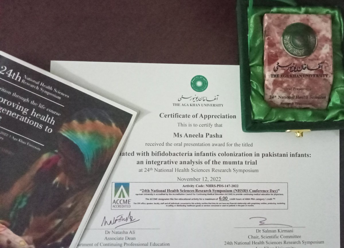 Aneela Pasha (@aneelapasha) on Twitter photo B. Infantis is a 'Champion colonizer' of the infant gut. I'm grateful for the opportunity to present some of my MSc thesis findings at the 24th National #NHSRS <a href="/AKUGlobal/">Aga Khan University</a> #Nutrition4Life symposium. B. Infantis is a 'Champion colonizer' of the infant gut. I'm grateful for the opportunity to present some of my MSc thesis findings at the 24th National #NHSRS <a href="/AKUGlobal/">Aga Khan University</a> #Nutrition4Life symposium.