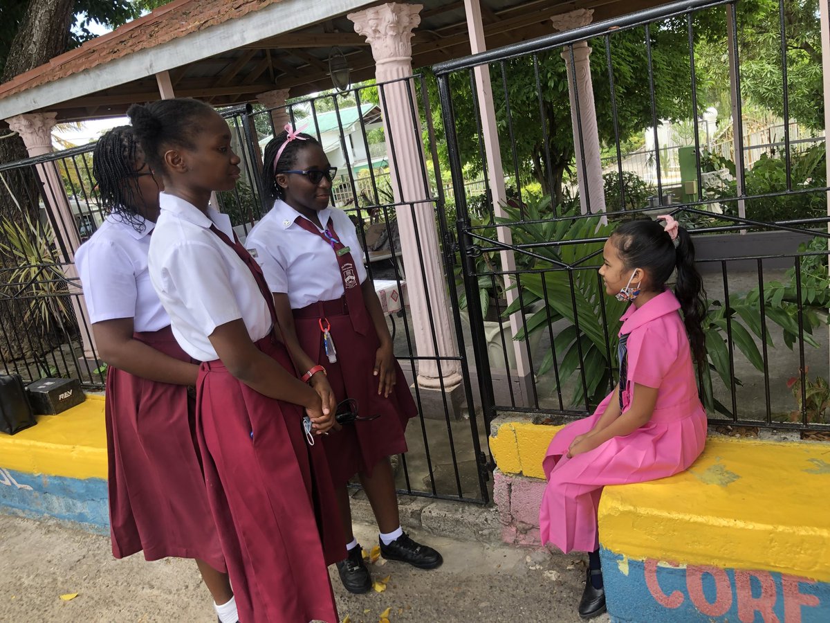 ghs_robotics's tweet photo. The journey of stem and robotics continues. On October 7, 2022, the Glenmuir High School robotics team held its inaugural outreach. We visited Foundation Preparatory and imparted knowledge unto the young minds.🤖🦾
#ftc #ftcrobotics #ftcjamaica #ghs #flagrans #glenmuirhigh https://t.co/ZpOlglb2R2