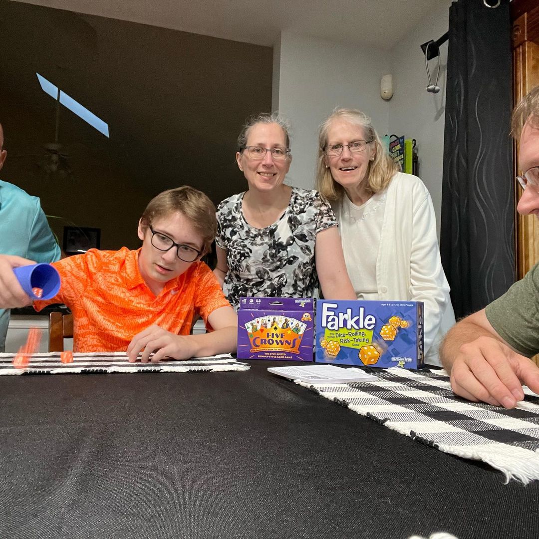 Five Crowns and Farkle Game Night