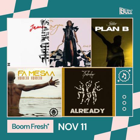 Boombuzz Ghana (@boombuzzgh) on Twitter photo This week's boom fresh features <a href="/sarkodie/">Sarkodie</a>, <a href="/wendyshaygh/">Wendy Shay</a> <a href="/KofiJamar/">Kofi Jamar</a>, <a href="/kbkbmuzic/">Kwabena Kwabena #voicenote</a> and <a href="/Tulenkey/">Casanova</a> 🎧 🎤
#Boombuzzgh This week's boom fresh features <a href="/sarkodie/">Sarkodie</a>, <a href="/wendyshaygh/">Wendy Shay</a> <a href="/KofiJamar/">Kofi Jamar</a>, <a href="/kbkbmuzic/">Kwabena Kwabena #voicenote</a> and <a href="/Tulenkey/">Casanova</a> 🎧 🎤
#Boombuzzgh
