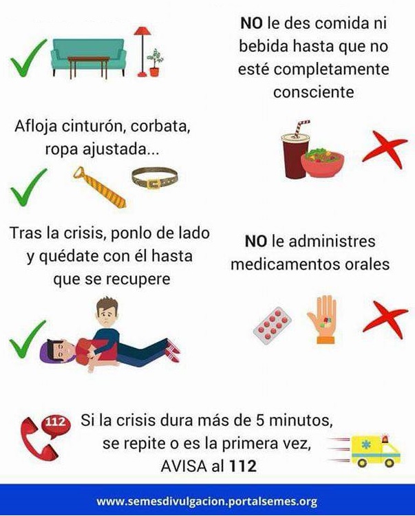 112cyl's tweet photo. ¿Sabes cómo actuar en caso de presenciar en caso de presenciar una crisis epiléptica? Aquí @SEMESCYL te lo explica. Llama al 1-1-2 siempre que lo necesites y sigue las indicaciones del personal sanitario en lo que llega la asistencia. #112cyl #Consejos112 #epilepsia https://t.co/6sSmSZCQhq