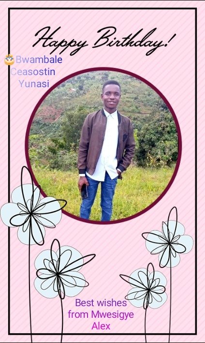 Mwesigy75537994's tweet photo. Happy birthday🎂bro 👊
#Moreyears more #success more #blessings https://t.co/l5YquB52Qu