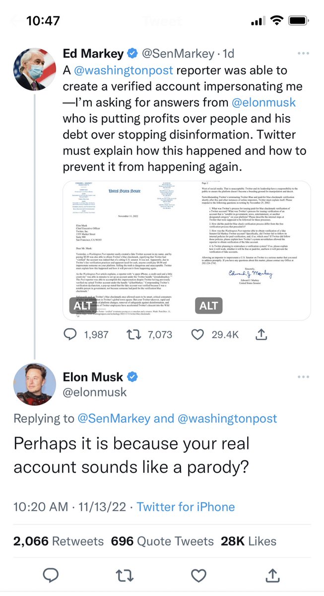 kenklippenstein's tweet photo. Antagonizing a senator from the party that controls the executive branch right after the FTC warned it’s watching your company is an interesting choice https://t.co/ICAFX0dA8m